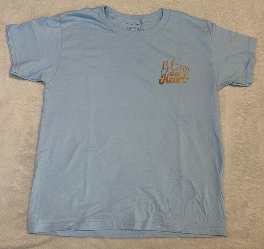 Bless your heart light blue t-shirt
