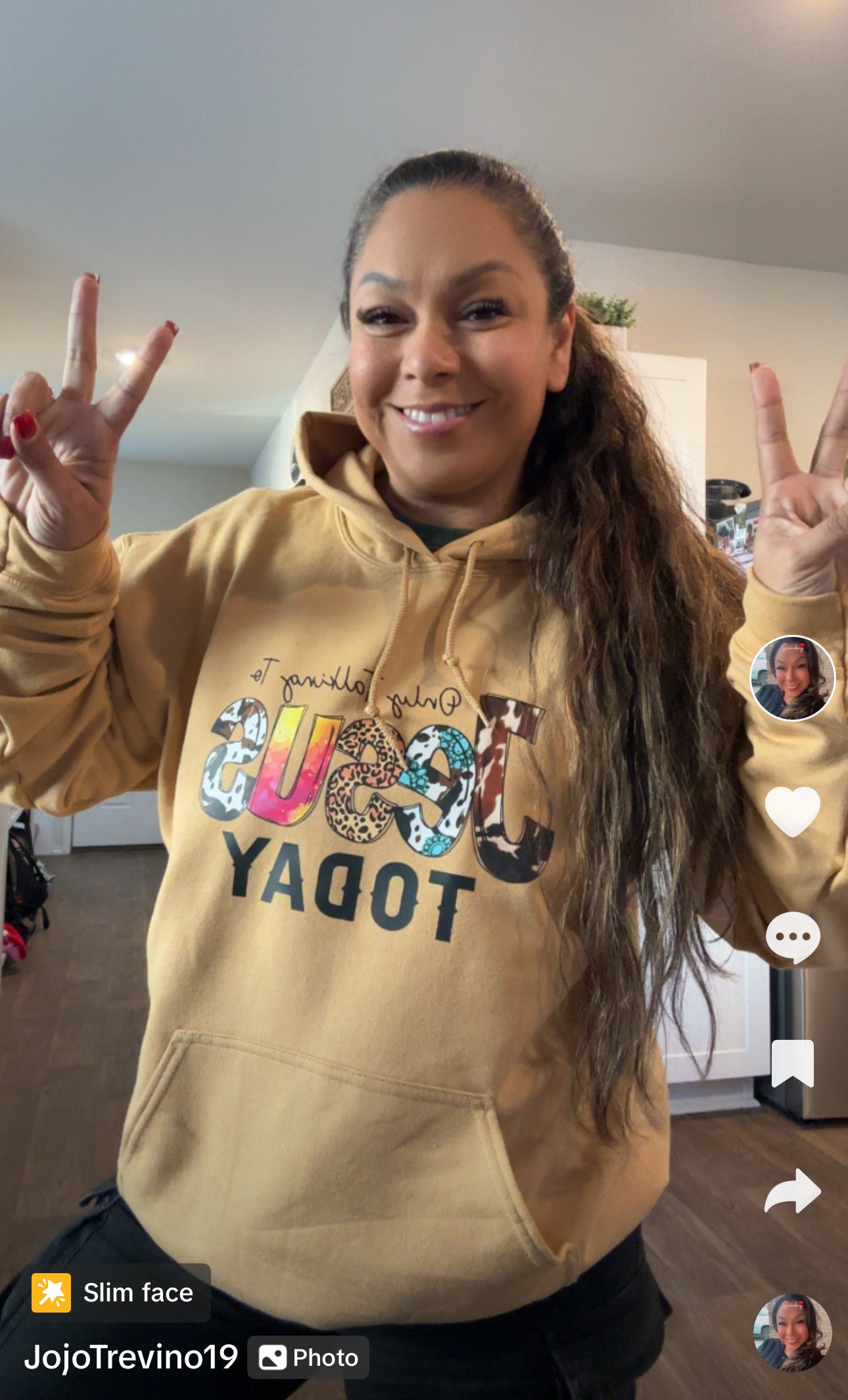 Model only talking to Jesus hoodie