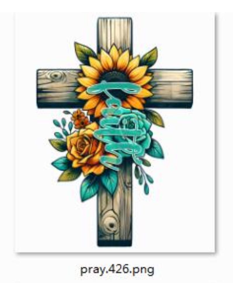 Full size DTF heat transfer