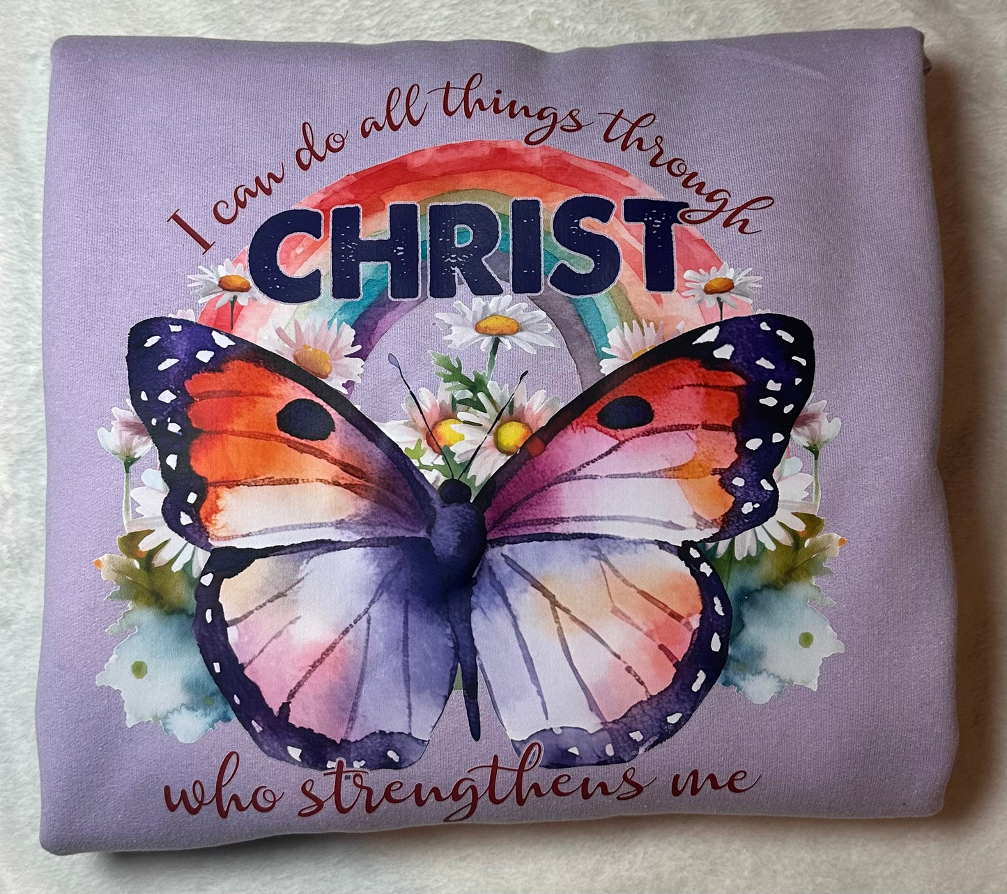 I can do all things through Christ hoodie