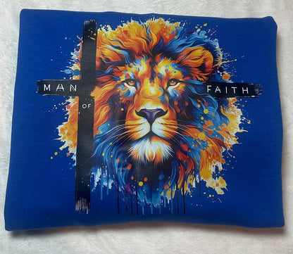 Man of faith crewneck sweater