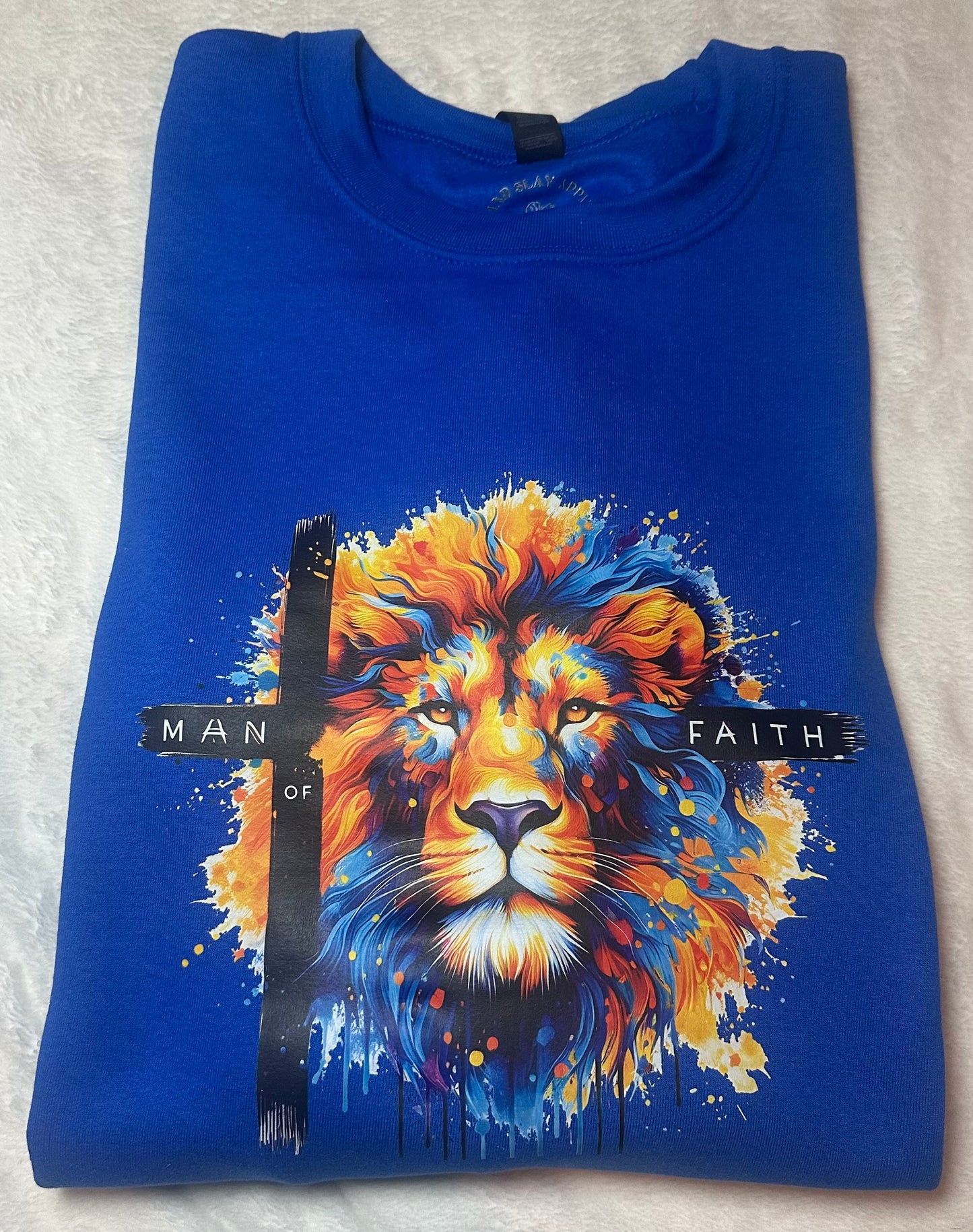 Man of faith crewneck sweater