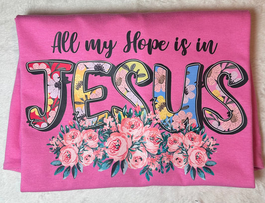 All my hope is in Jesus V neck shirt