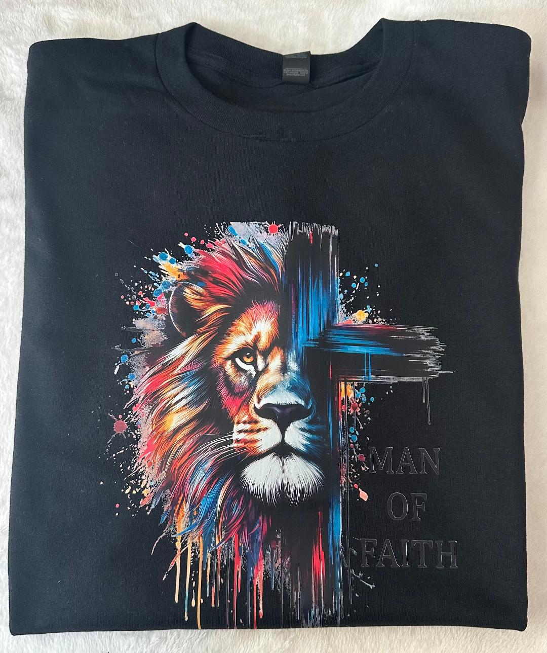 Man of faith t-shirt