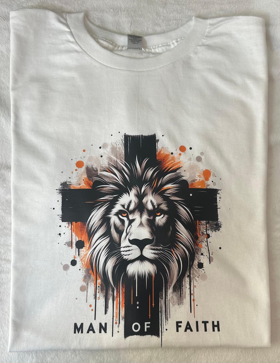 Man of faith t-shirt