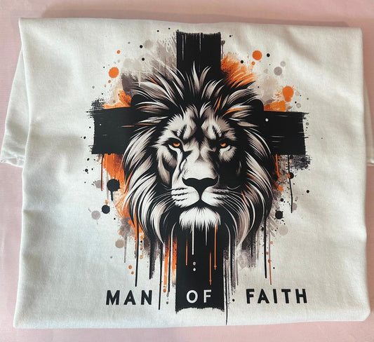 Man of faith t-shirt