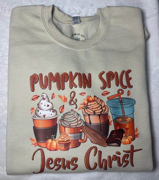 Pumpkin Spice And Jesus Christ Sweater