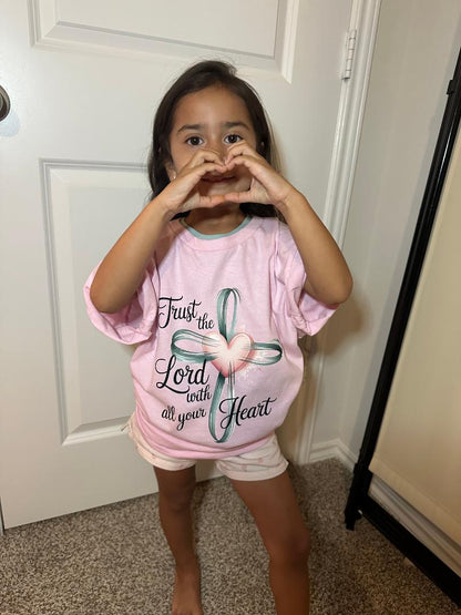 Model Trust in the Lord with all your heart shirt