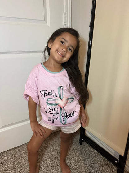 Model Trust in the Lord with all your heart shirt